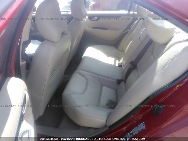 YV1RS61R222143759 - 2002 VOLVO S60 Червоний фото 8
