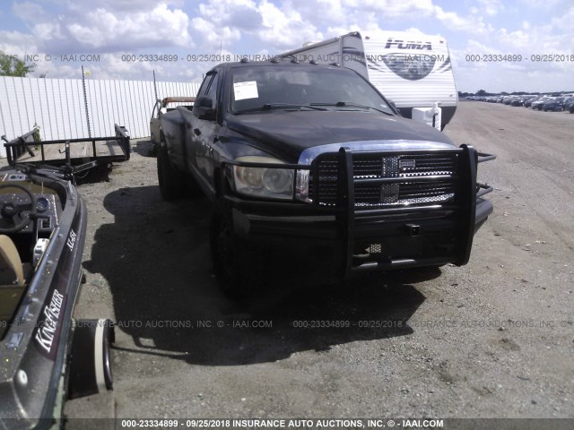 3D7MX48C47G751701 - 2007 DODGE RAM 3500 ST/SLT BLACK photo 1