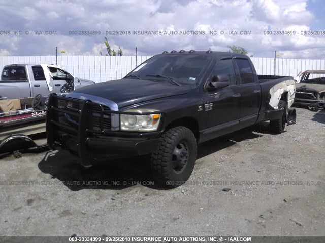 3D7MX48C47G751701 - 2007 DODGE RAM 3500 ST/SLT BLACK photo 2