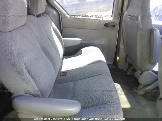 2FMZA51491BB15226 - 2001 FORD WINDSTAR LX SILVER photo 8