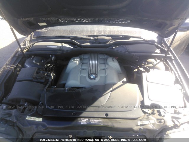 WBAGN63484DS50910 - 2004 BMW 745 LI Negro foto 10