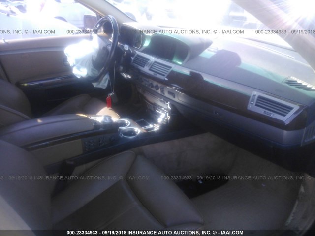 WBAGN63484DS50910 - 2004 BMW 745 LI Negro foto 5