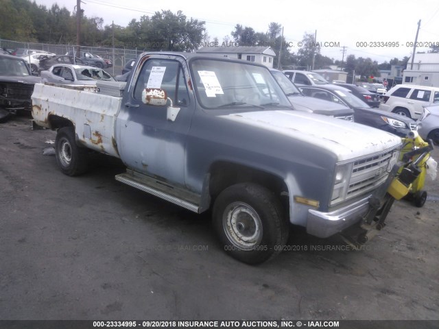 2GCEK24L5G1151916 - 1986 CHEVROLET K20 GRAY photo 1