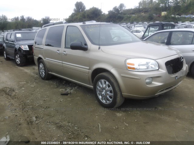 5GADV33L06D150445 - 2006 BUICK TERRAZA CXL TAN photo 1