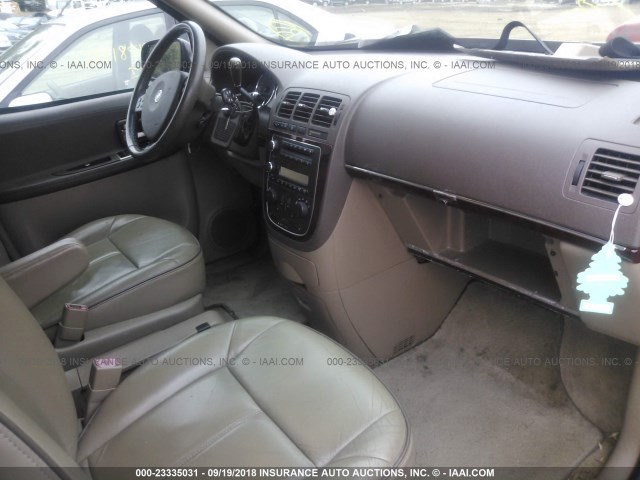 5GADV33L06D150445 - 2006 BUICK TERRAZA CXL TAN photo 5