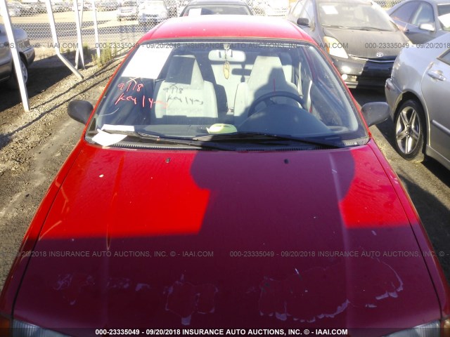 JT2AC52L8V0201662 - 1997 TOYOTA TERCEL CE RED photo 6