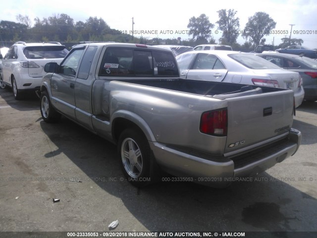 1GCCS19WXY8244708 - 2000 CHEVROLET S TRUCK S10 Pewter photo 3