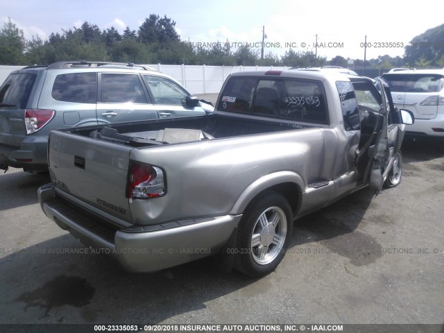1GCCS19WXY8244708 - 2000 CHEVROLET S TRUCK S10 Pewter photo 4