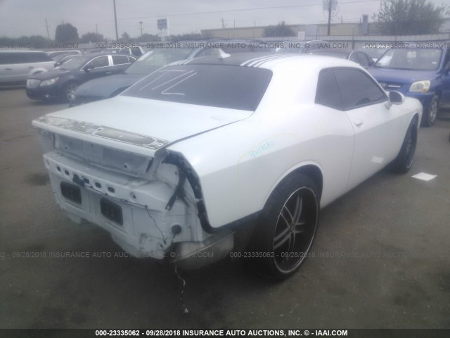 2C3CDZBG8FH724138 - 2015 DODGE CHALLENGER SXT PLUS WHITE photo 4