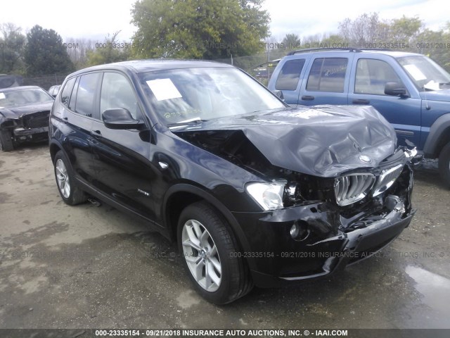 5UXWX7C52E0E77124 - 2014 BMW X3 XDRIVE35I BLACK photo 1