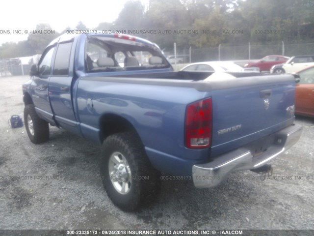 1D7KS28C46J123502 - 2006 DODGE RAM 2500 ST/SLT 蓝色 照片 3