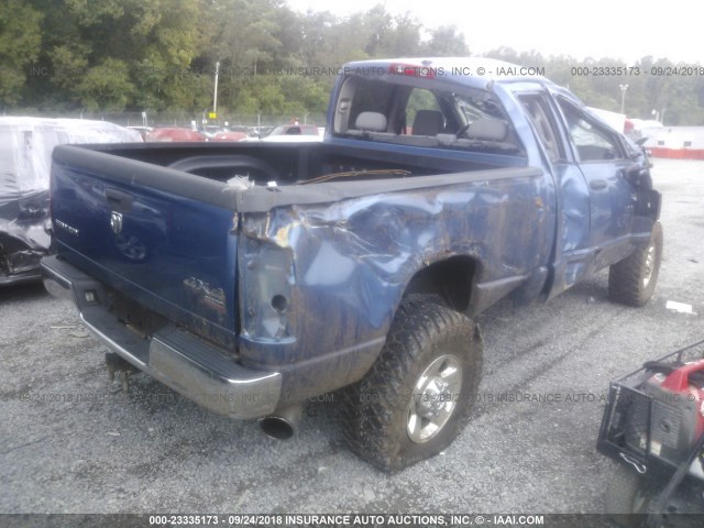1D7KS28C46J123502 - 2006 DODGE RAM 2500 ST/SLT 蓝色 照片 4