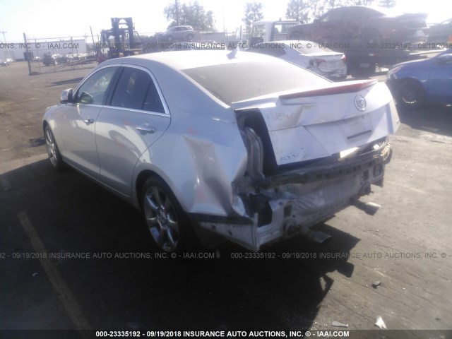 1G6AA5RX4D0174838 - 2013 CADILLAC ATS SILVER photo 3