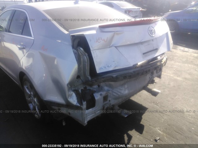 1G6AA5RX4D0174838 - 2013 CADILLAC ATS SILVER photo 6