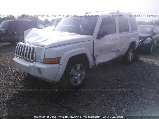 1J4RH4GT4AC114066 - 2010 JEEP COMMANDER SPORT Սպիտակ լուսանկար 2