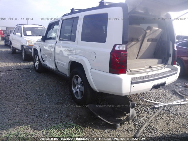 1J4RH4GT4AC114066 - 2010 JEEP COMMANDER SPORT WHITE photo 3