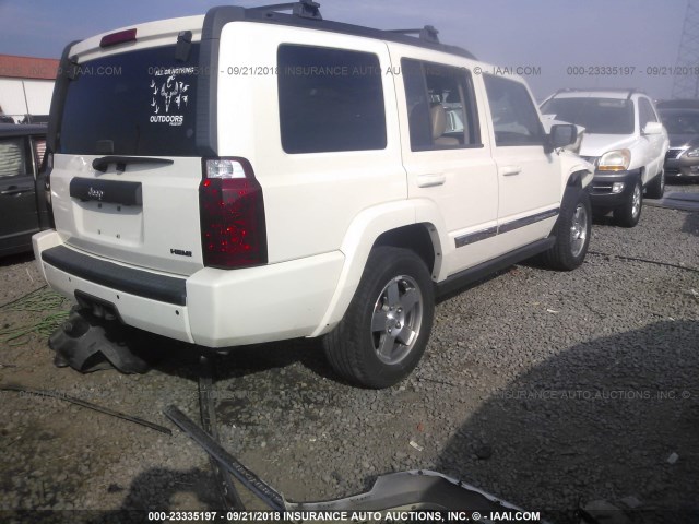1J4RH4GT4AC114066 - 2010 JEEP COMMANDER SPORT Սպիտակ լուսանկար 4
