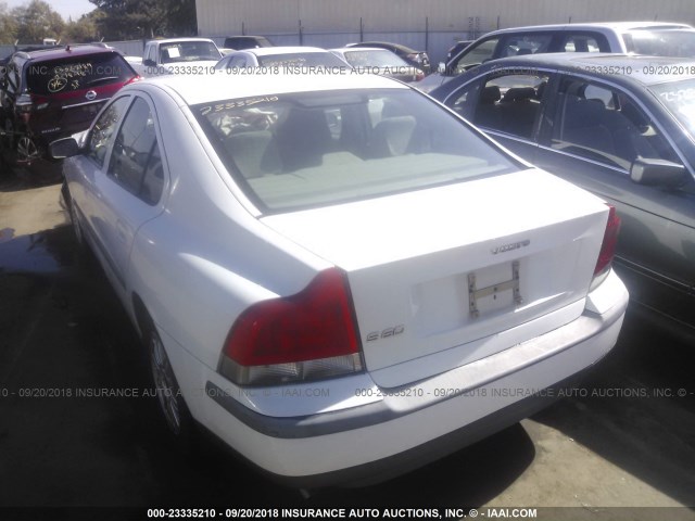 YV1RS64A142349681 - 2004 VOLVO S60 Ақ фото 3