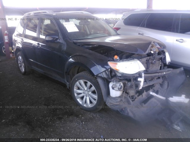 JF2SHAGC9BH704193 - 2011 SUBARU FORESTER TOURING 黑色 照片 1