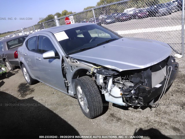 1B3BD1FB2BN565093 - 2011 DODGE AVENGER MAINSTREET SILVER photo 1