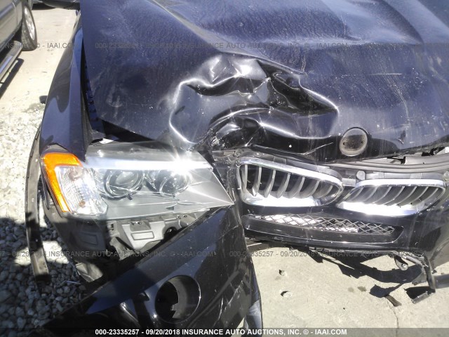 5UXWX9C52D0A24096 - 2013 BMW X3 XDRIVE28I შავი ფოტო 6