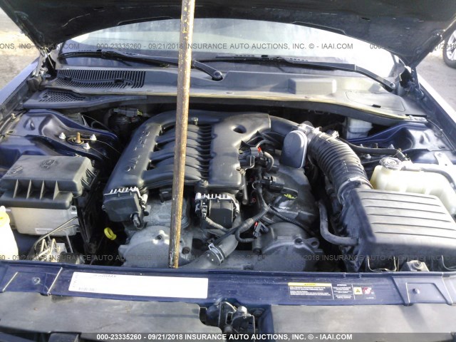 2D8FV48V45H637447 - 2005 DODGE MAGNUM SXT BLUE photo 10