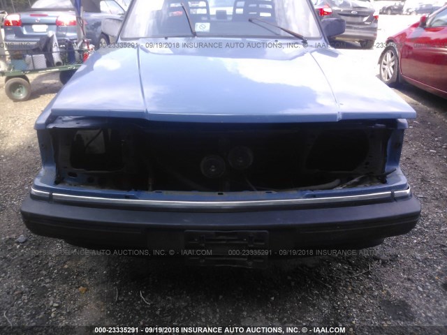 YV1AX8843K1340059 - 1989 VOLVO 244 DL/GL BLUE photo 6