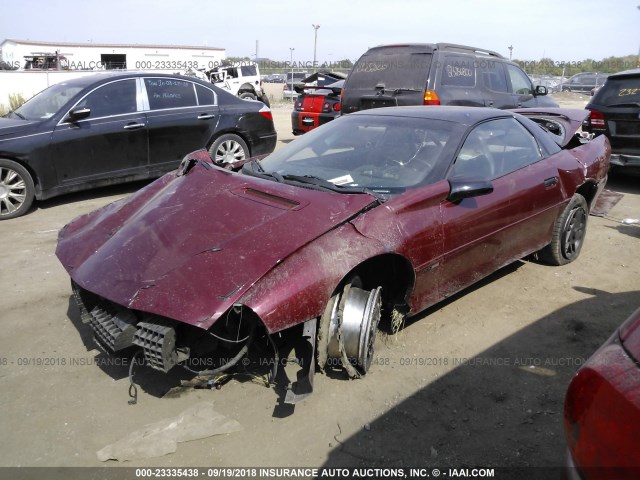 2G1FP22P6P2139031 - 1993 CHEVROLET CAMARO Z28 PURPLE photo 2