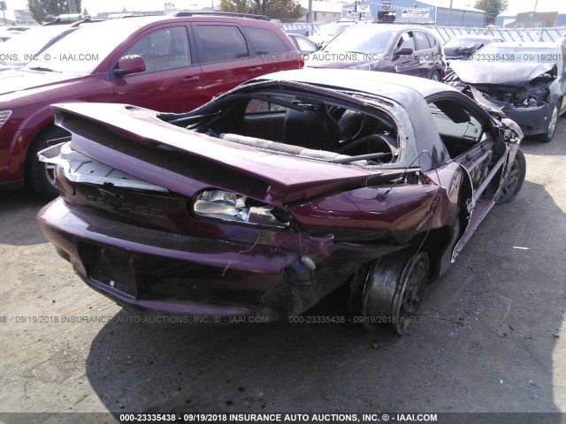 2G1FP22P6P2139031 - 1993 CHEVROLET CAMARO Z28 PURPLE photo 4