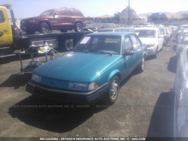 1G1JC544XR7307369 - 1994 CHEVROLET CAVALIER VL/RS BLUE photo 2