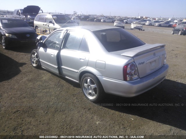 JM1BJ225631208909 - 2003 MAZDA PROTEGE DX/LX/ES SILVER photo 3