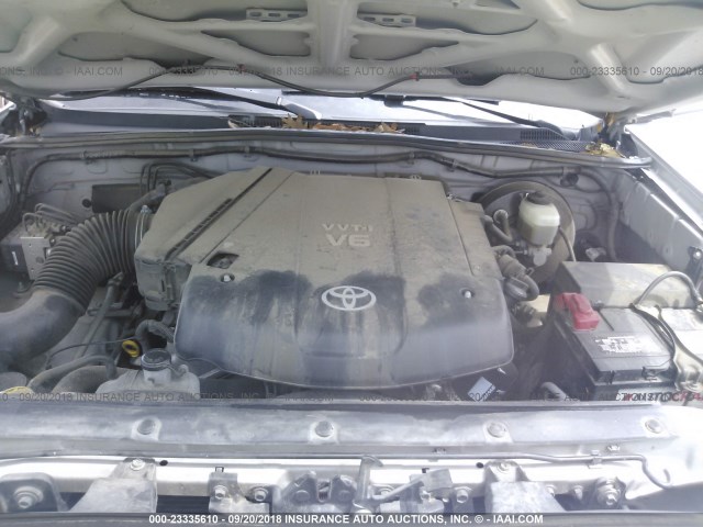 5TEUU42N48Z561951 - 2008 TOYOTA TACOMA ACCESS CAB Күміс фото 10