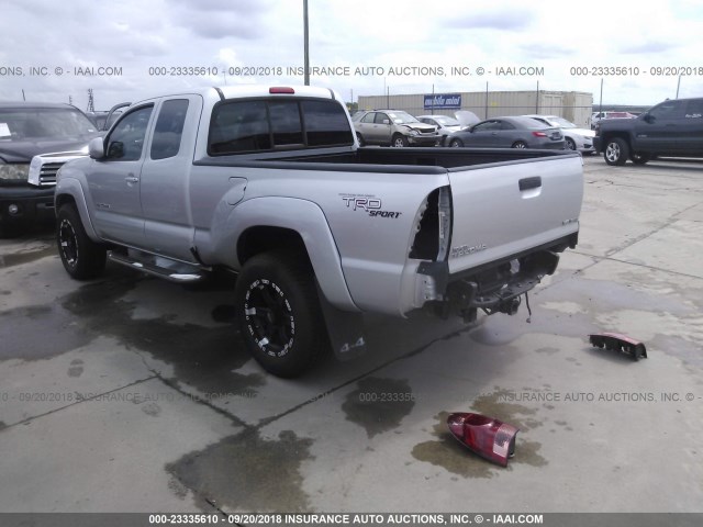 5TEUU42N48Z561951 - 2008 TOYOTA TACOMA ACCESS CAB Күміс фото 3
