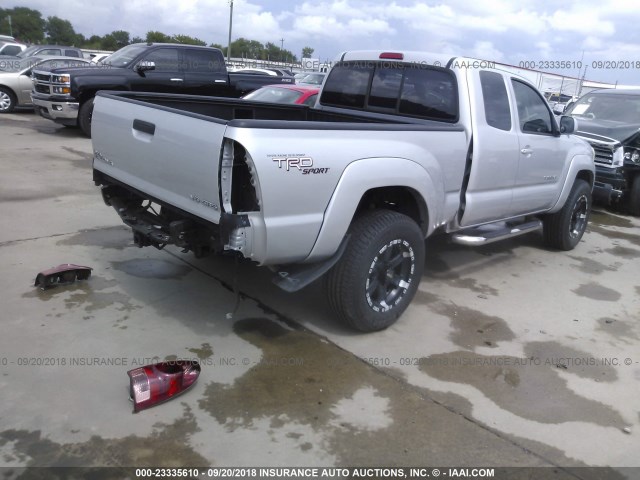 5TEUU42N48Z561951 - 2008 TOYOTA TACOMA ACCESS CAB Күміс фото 4