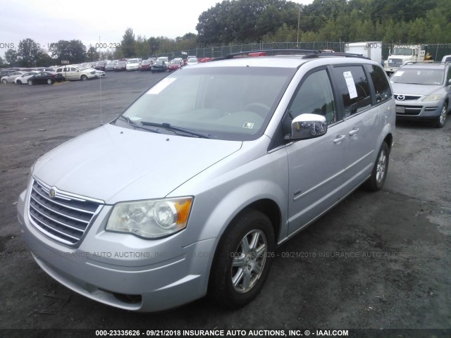 2A8HR54P68R793019 - 2008 CHRYSLER TOWN & COUNTRY TOURING SILVER photo 2