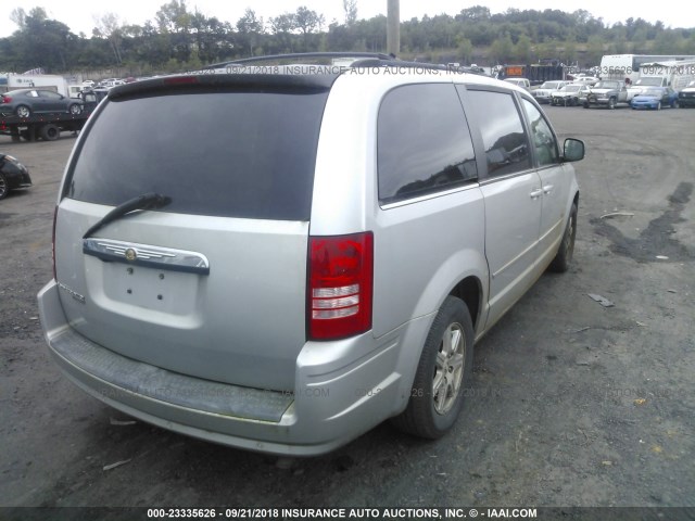 2A8HR54P68R793019 - 2008 CHRYSLER TOWN & COUNTRY TOURING SILVER photo 4