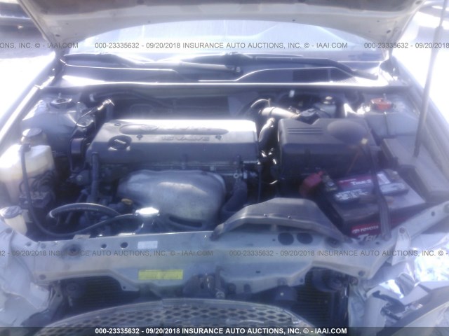 4T1BE32K84U830049 - 2004 TOYOTA CAMRY LE/XLE/SE SILVER photo 10