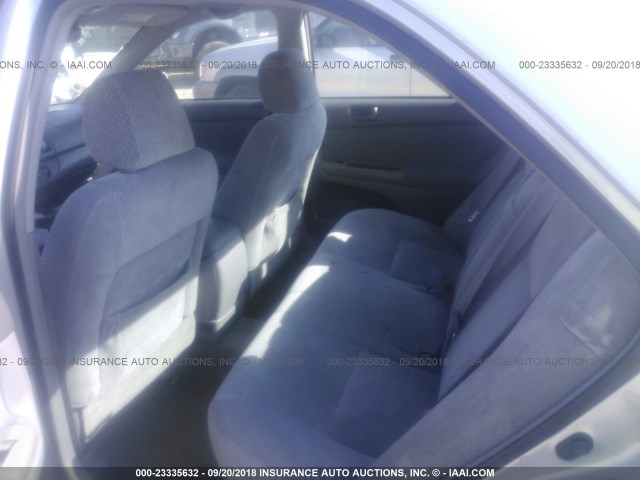 4T1BE32K84U830049 - 2004 TOYOTA CAMRY LE/XLE/SE SILVER photo 8