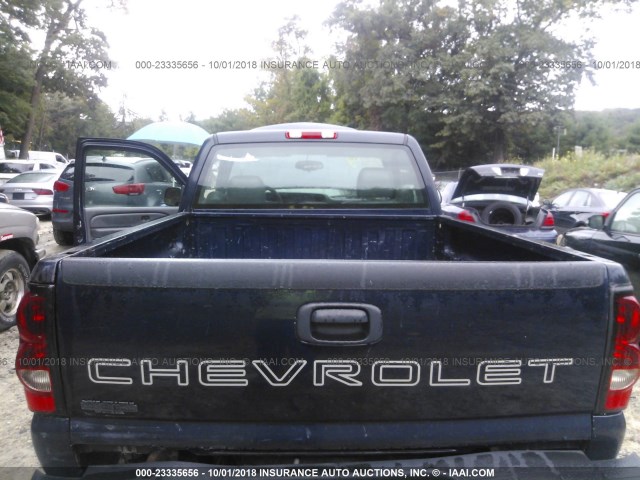 1GCEC14X77Z136559 - 2007 CHEVROLET SILVERADO C1500 CLASSIC BLUE photo 8