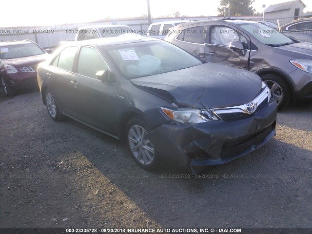 4T1BD1FK0CU006577 - 2012 TOYOTA CAMRY HYBRID/LE/XLE 灰色 照片 1