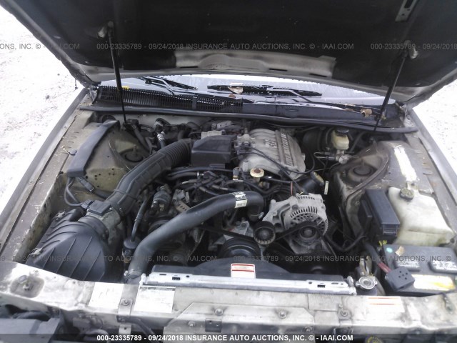 1FALP6248TH156388 - 1996 FORD THUNDERBIRD LX GRAY photo 10