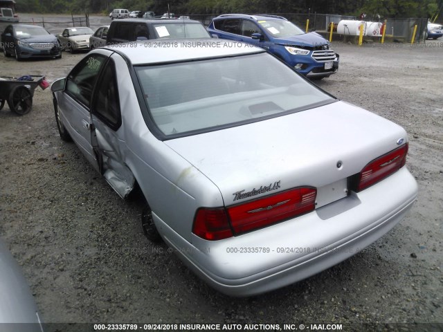 1FALP6248TH156388 - 1996 FORD THUNDERBIRD LX GRAY photo 3