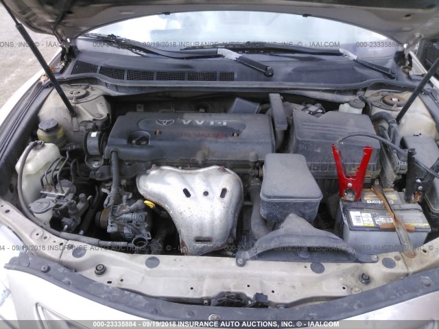 4T1BE46K57U624708 - 2007 TOYOTA CAMRY NEW GENERAT CE/LE/XLE/SE GOLD photo 10