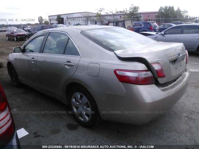 4T1BE46K57U624708 - 2007 TOYOTA CAMRY NEW GENERAT CE/LE/XLE/SE GOLD photo 3