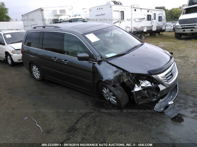 5FNRL3H6XAB096490 - 2010 HONDA ODYSSEY EXL GRAY photo 1