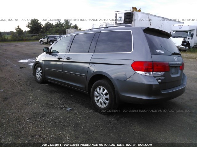 5FNRL3H6XAB096490 - 2010 HONDA ODYSSEY EXL GRAY photo 3