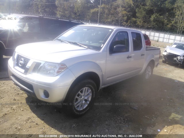 1N6AD0ER1GN730879 - 2016 NISSAN FRONTIER S/SV/SL/PRO-4X SILVER photo 2