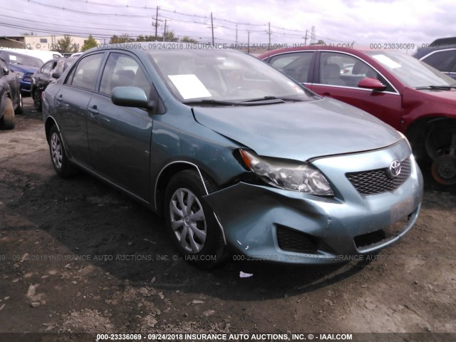 JTDBL40E799083079 - 2009 TOYOTA COROLLA LE/XLE GREEN photo 1