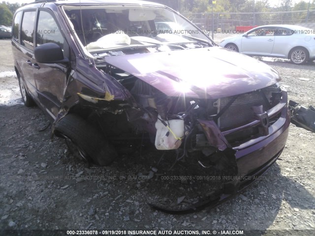 2D8HN44E09R590657 - 2009 DODGE GRAND CARAVAN SE MAROON photo 6