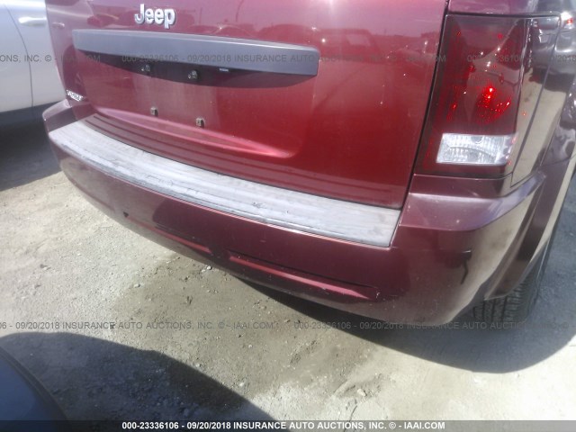 1J8GS48KX7C661509 - 2007 JEEP GRAND CHEROKEE LAREDO/COLUMBIA/FREEDOM 红色 照片 6